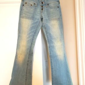 TRUE religion flared jeans, Size 25